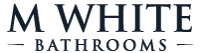 M White Bathrooms Logo